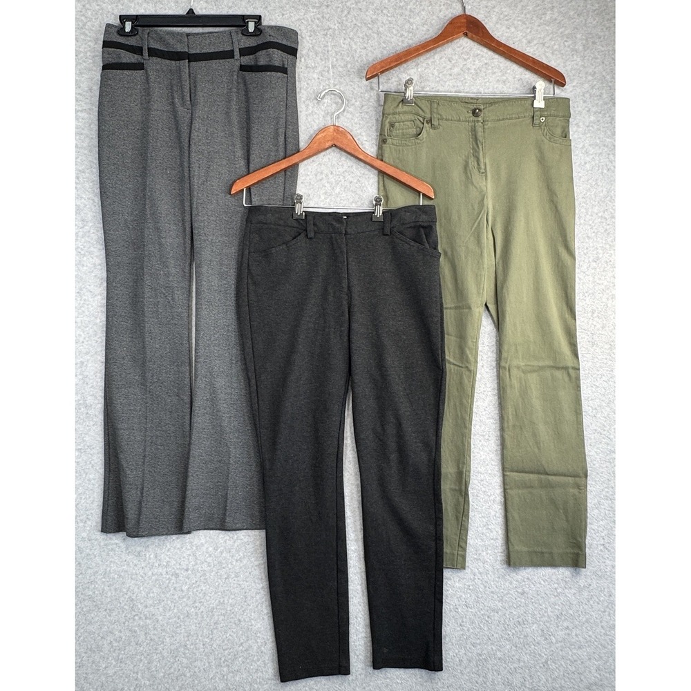 Womens Dress Pants Lot Size 6 Calvin Klein Zac & Rachel NY&Co Work Career Slacks